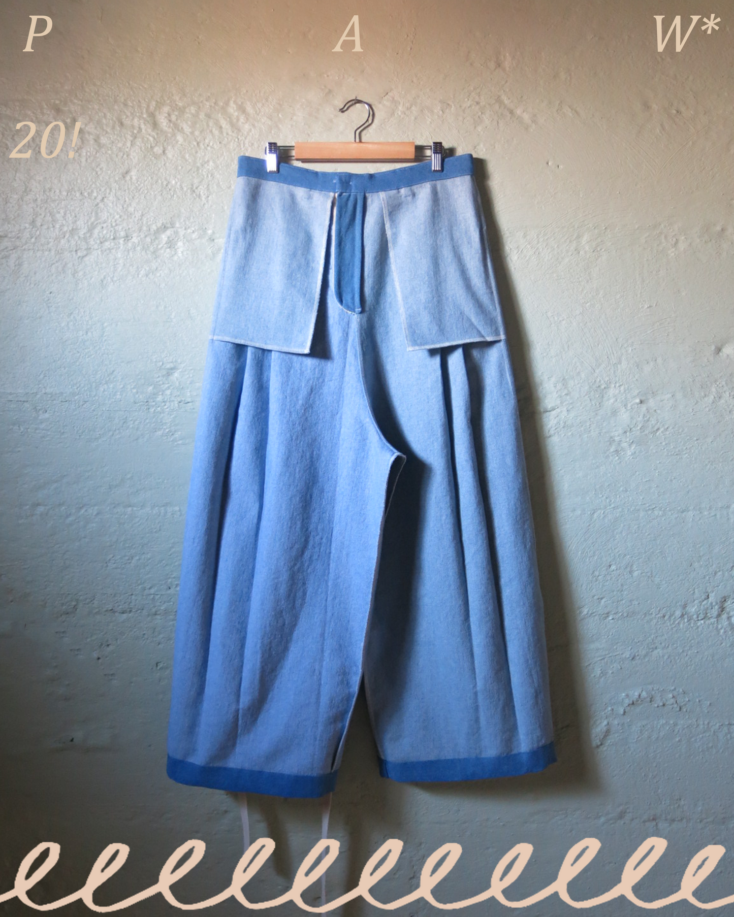 PAW*20 - Cropped Beach Denim