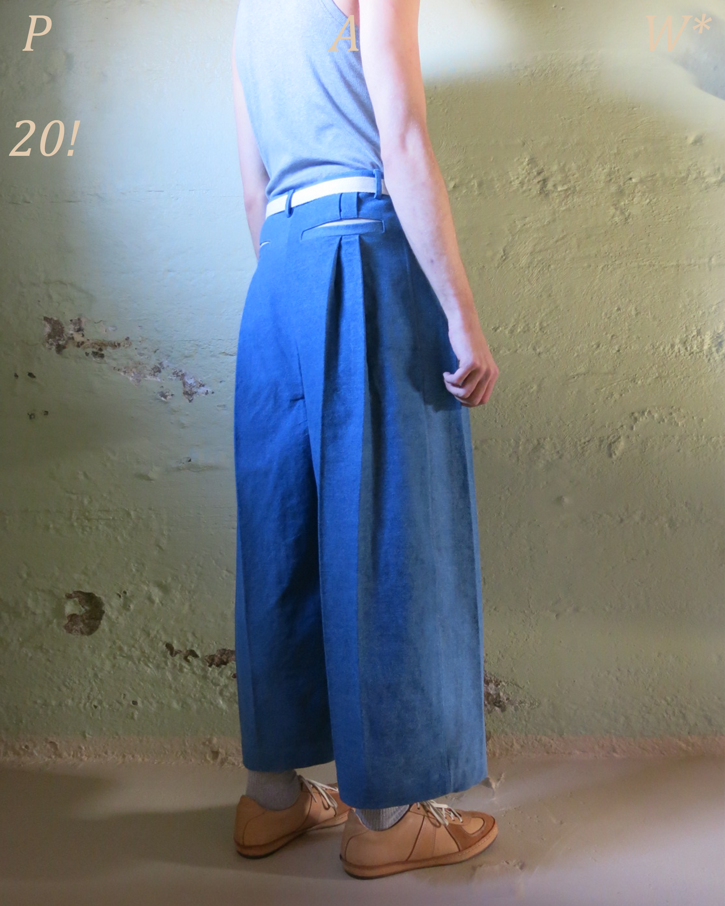 PAW*20 - Cropped Beach Denim