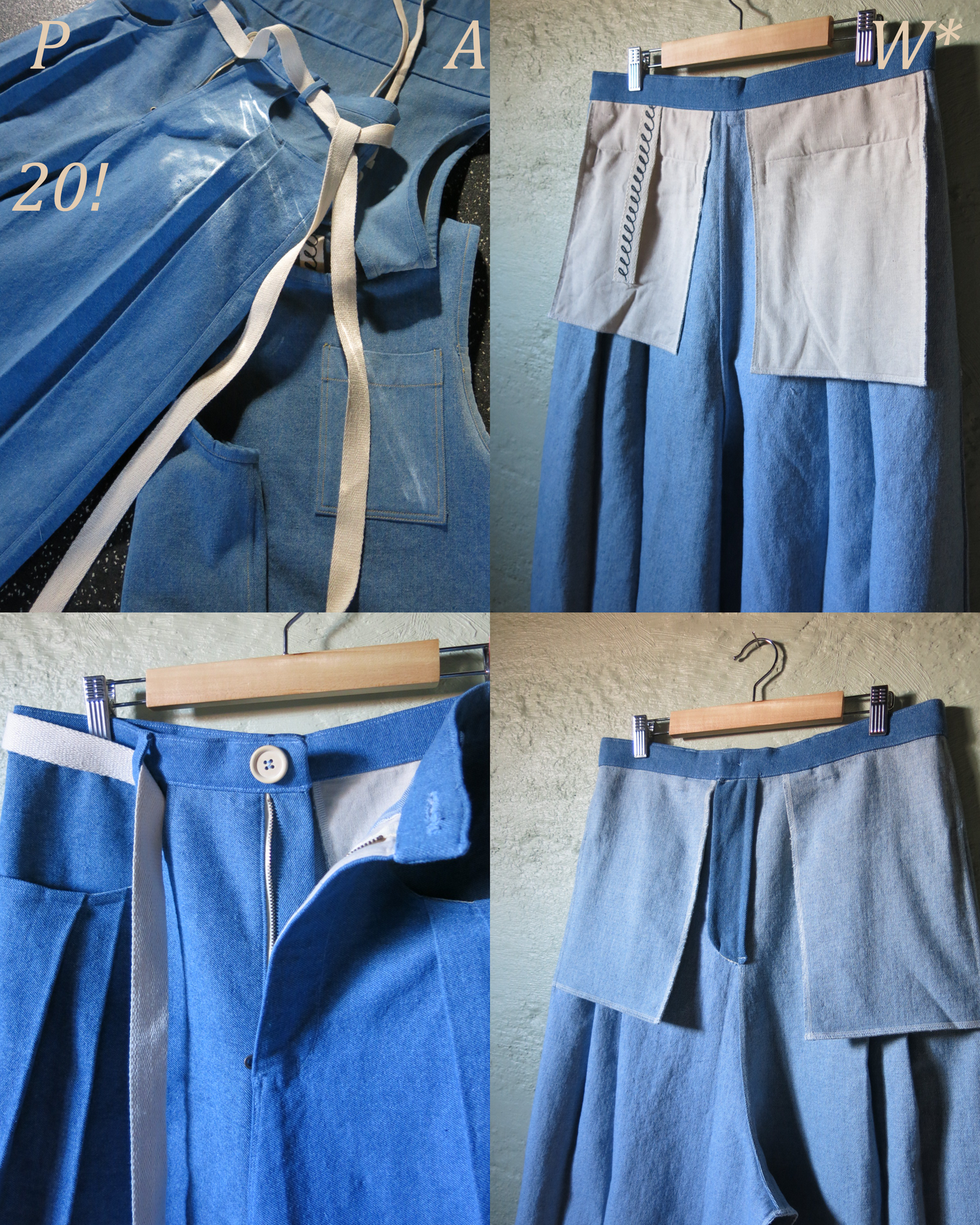 PAW*20 - Cropped Beach Denim