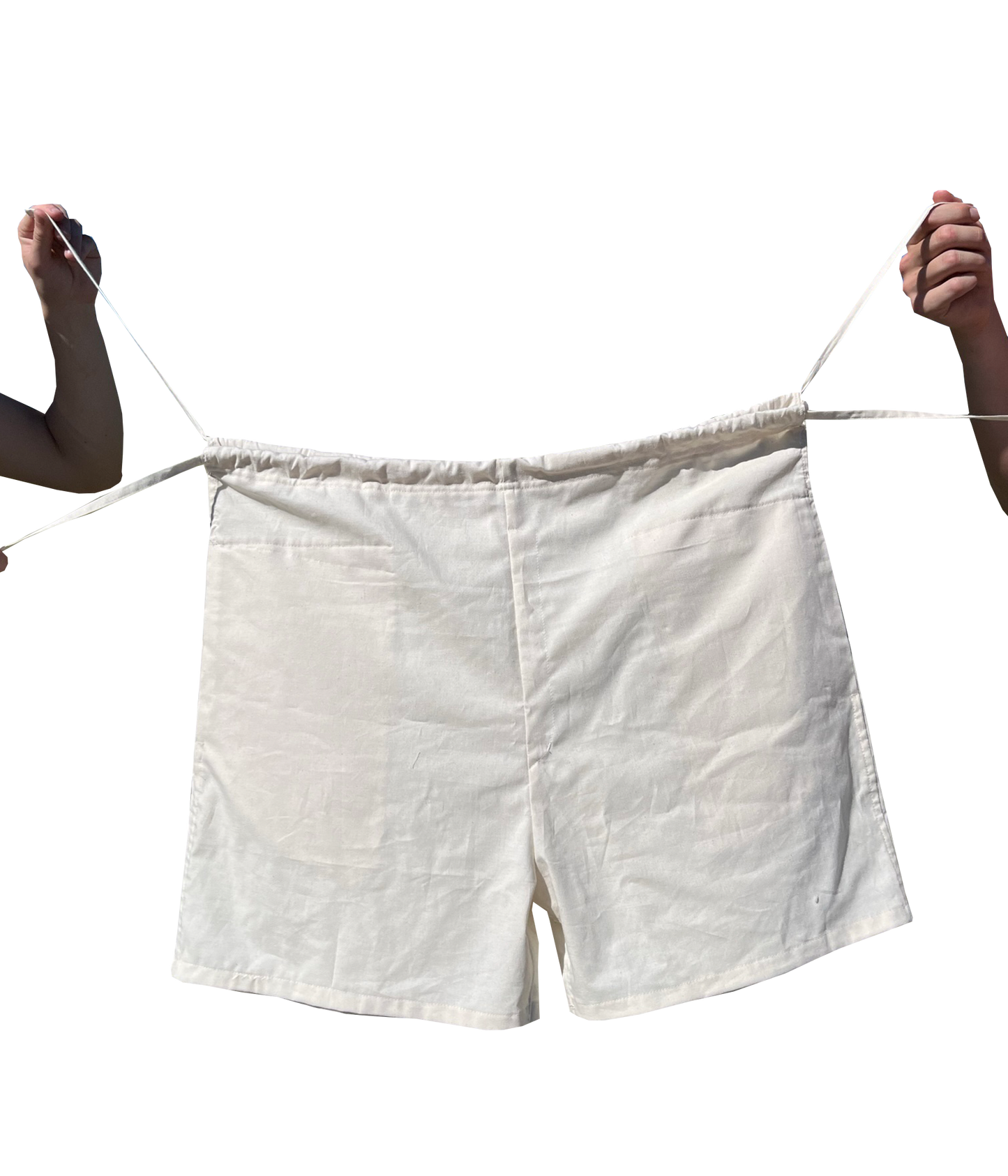 Boxed Boxing shorts in neutral