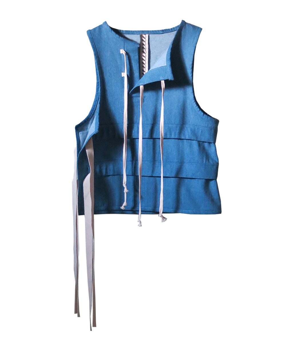 PAW*12 - Strap-Up Denim Vest