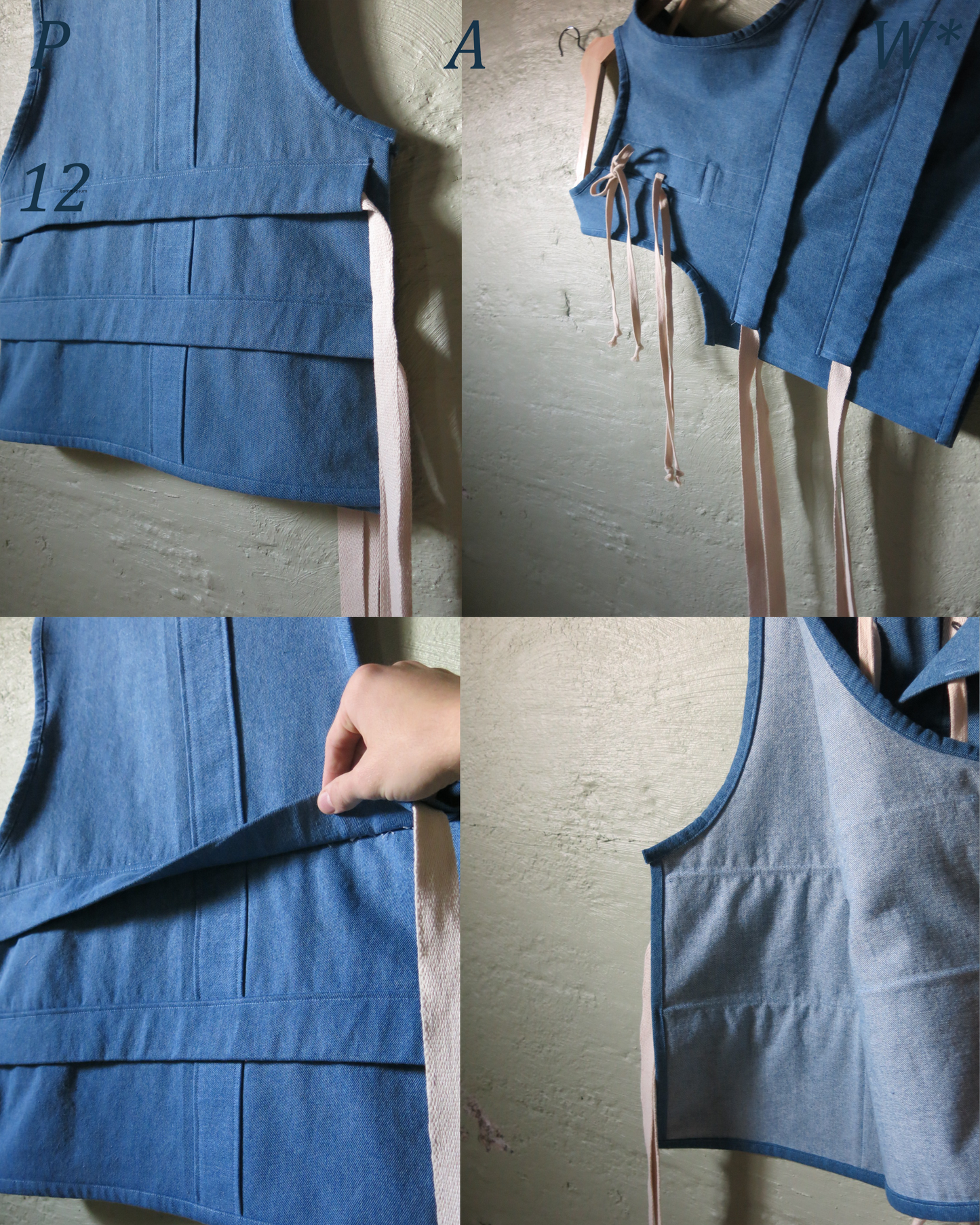 PAW*12 - Strap-Up Denim Vest