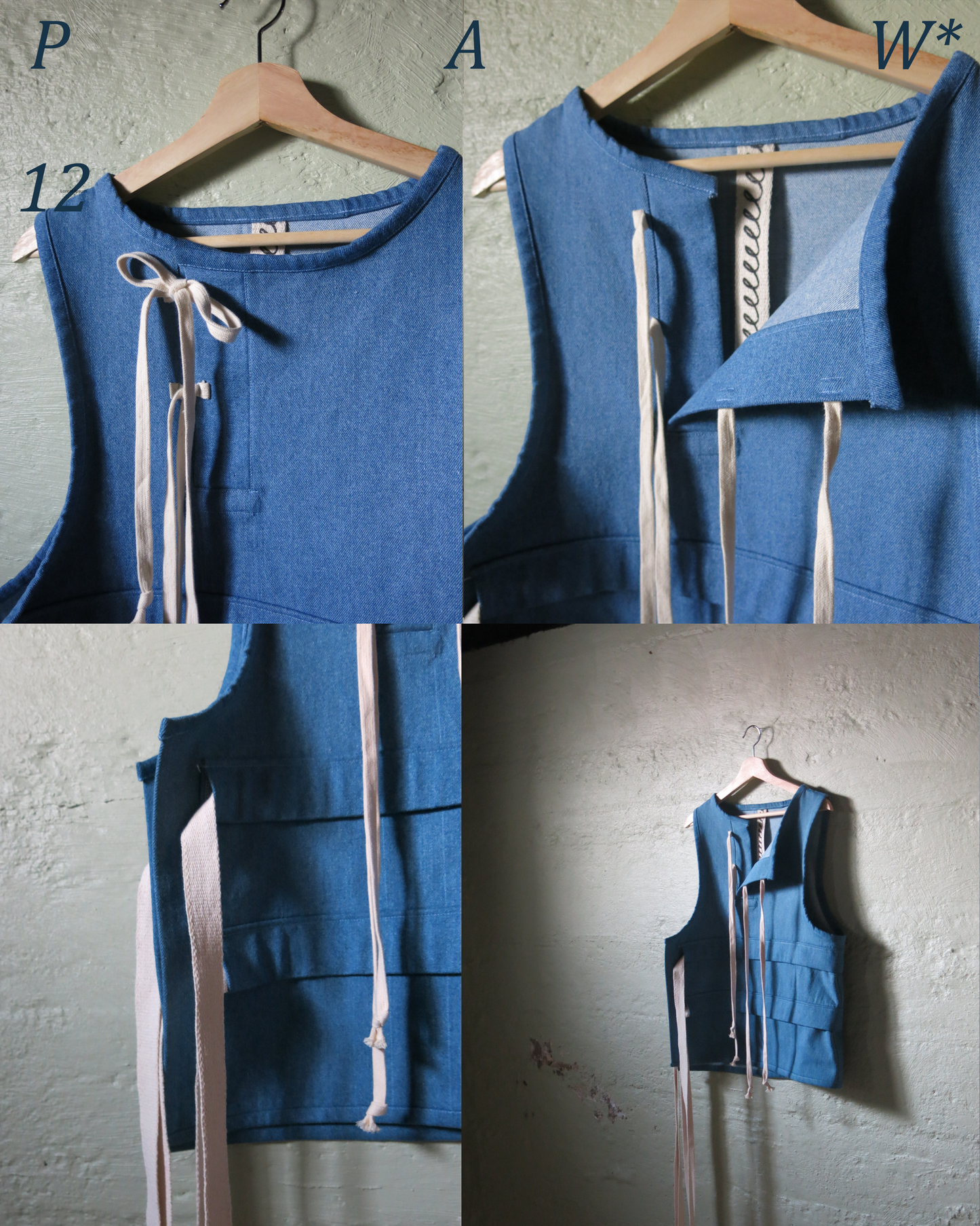 PAW*12 - Strap-Up Denim Vest