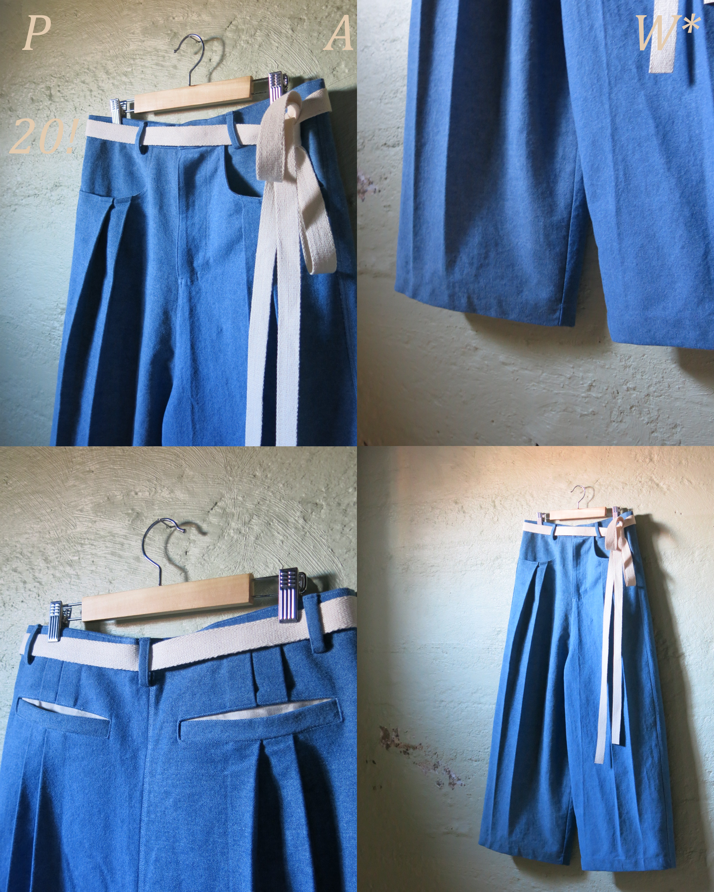 PAW*20 - Cropped Beach Denim