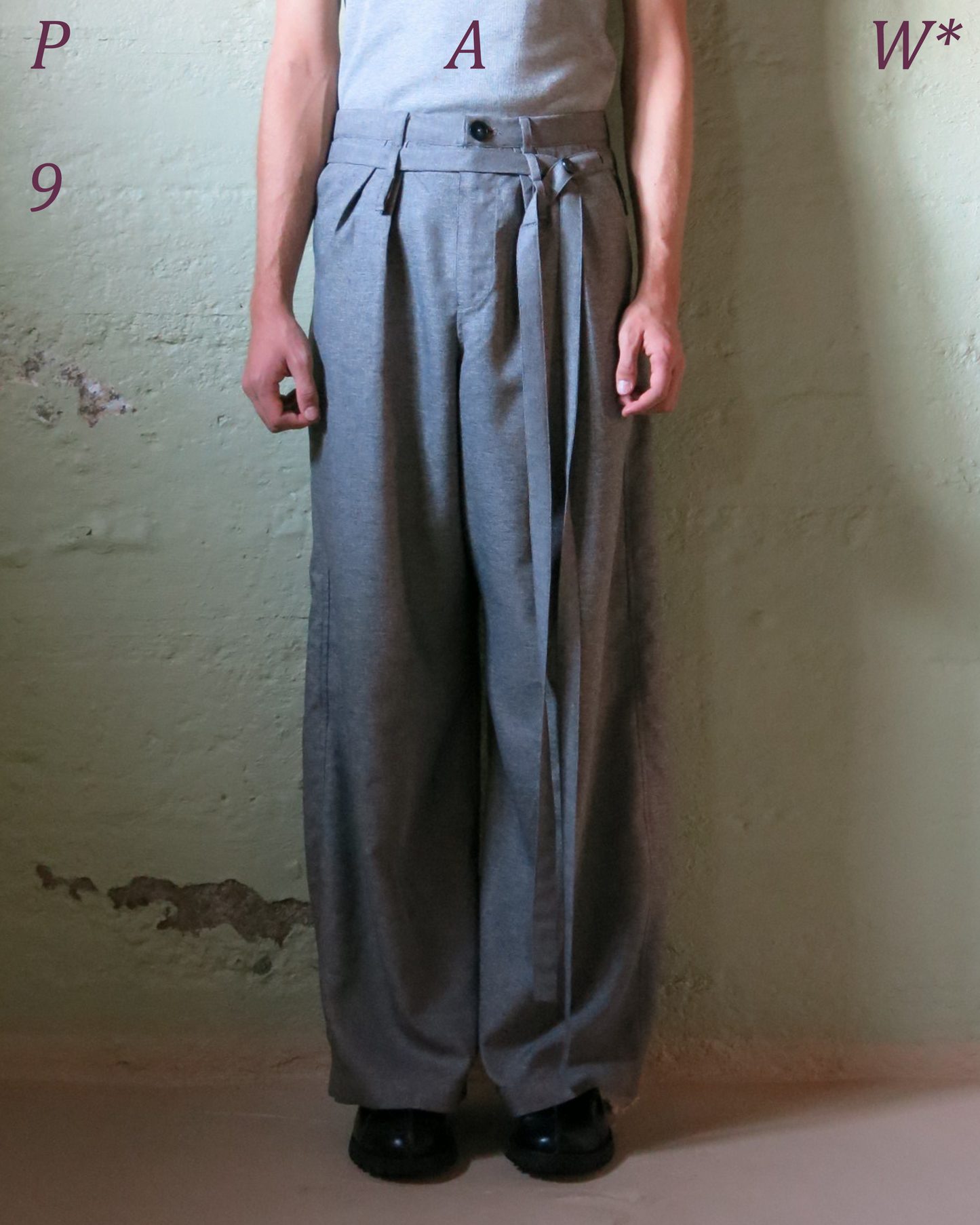 PAW*9 - Triple Belt Trousers