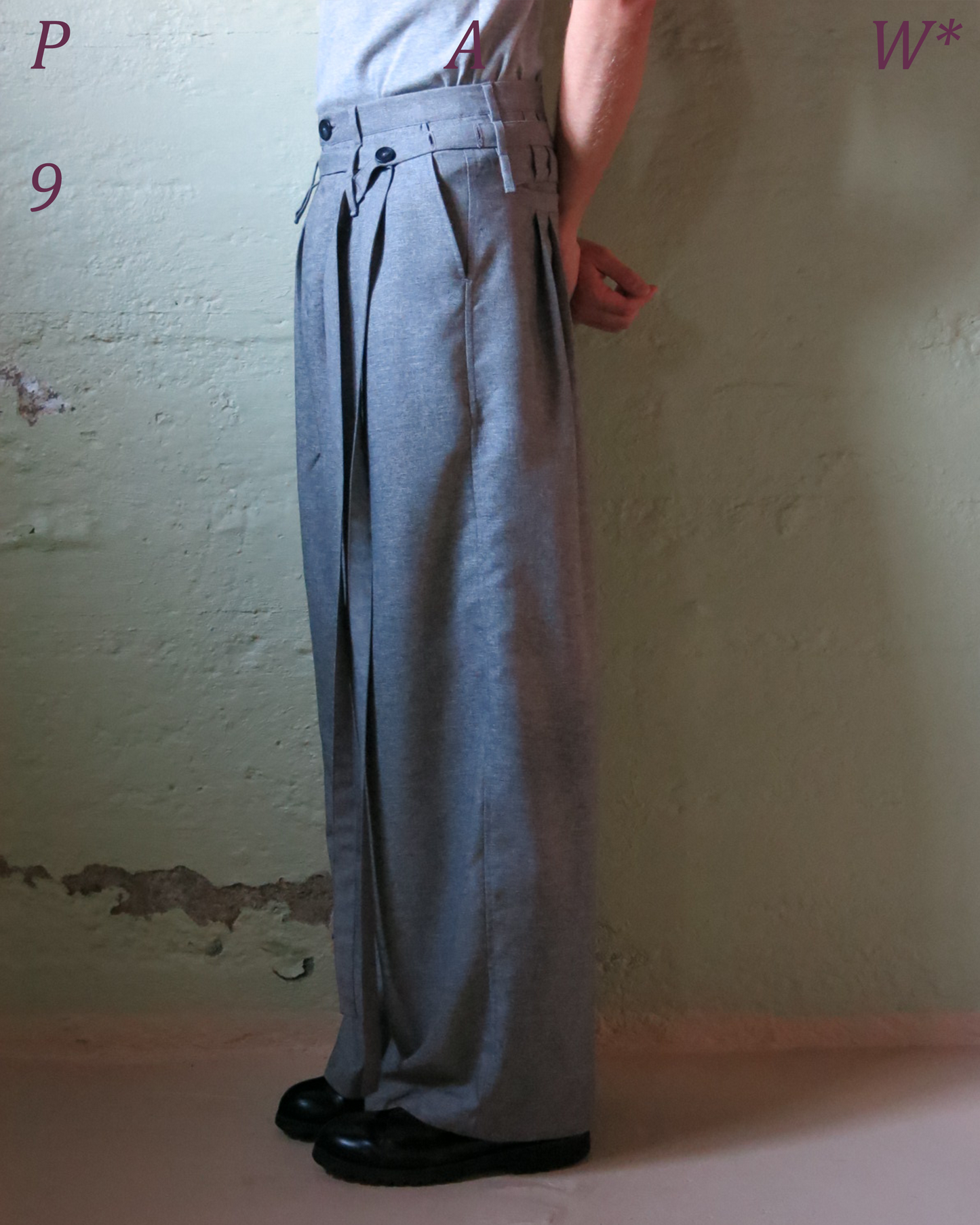 PAW*9 - Triple Belt Trousers