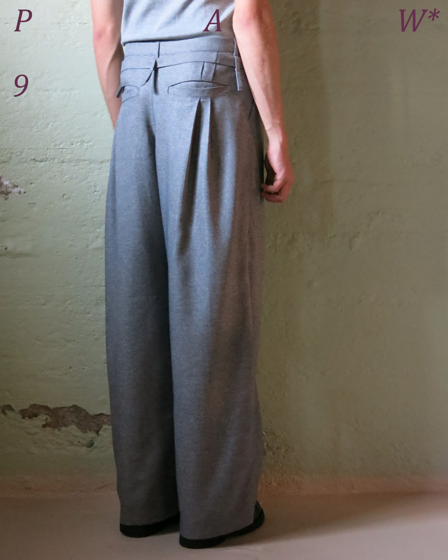 PAW*9 - Triple Belt Trousers