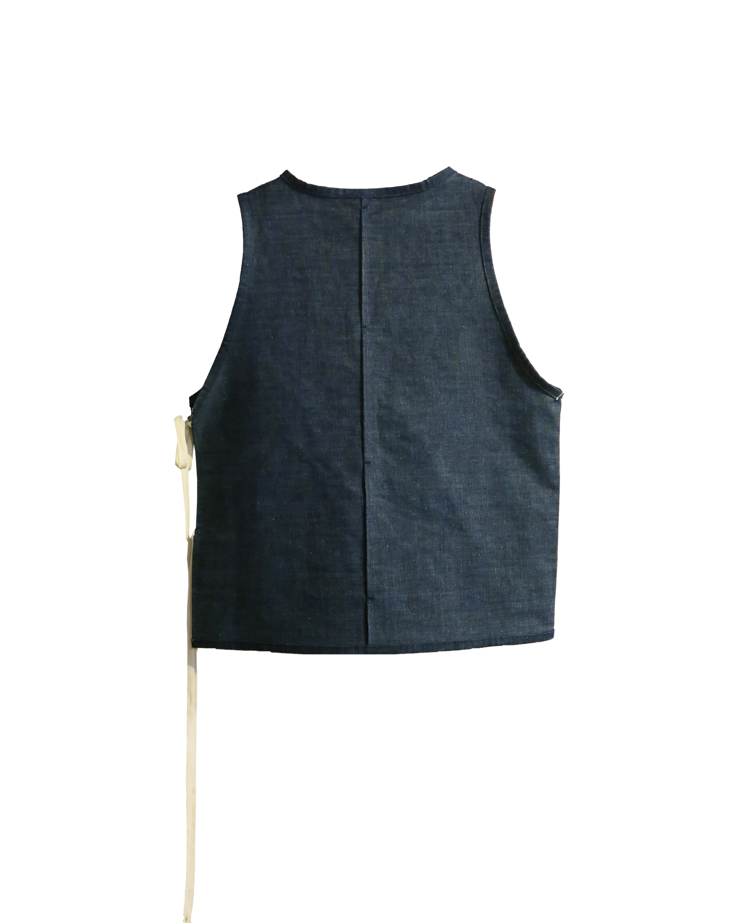 Vagabond Vest in denim – Ezra Ketter Smith